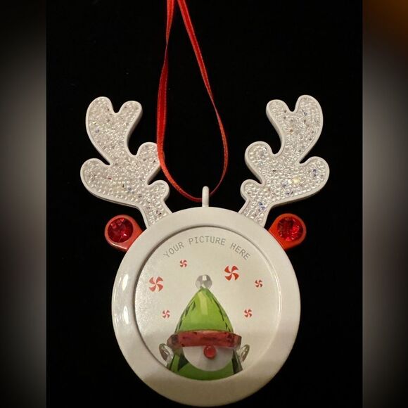 NWOT Swarovski Holiday Cheers Reindeer Hanging Picture Frame - Picture 2 of 3